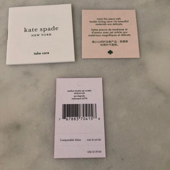 New Kate Spade Jae Degrade Medium Wristlet - Picture 3 of 3